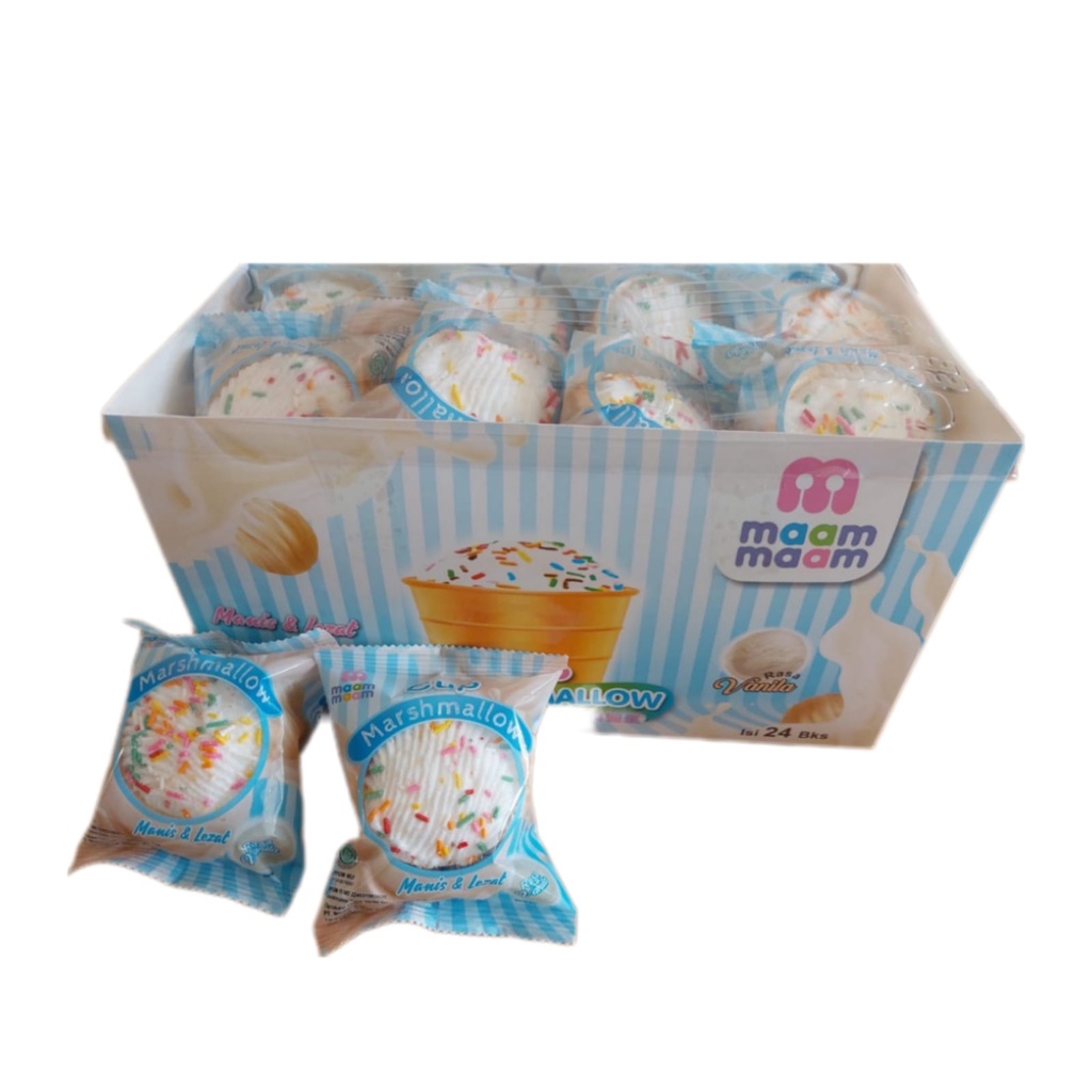 Marshmallow Manis Lezat / Maam Marshmallow / Marshmallow dengan Cup 24 pcs