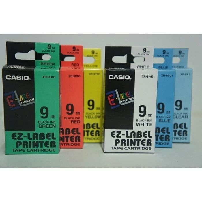 

PITA / EZ LABEL PRINTER CASIO 9MM / TAPE CARTERIDGE REFILL ISI ULANG