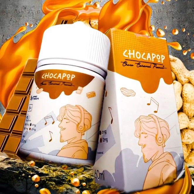 Chocapop Choco Caramel Peanut 60ML by 7Creator MTL Chocopop