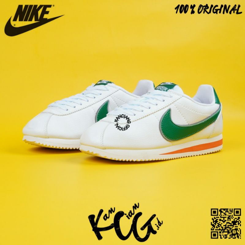 Sneakers Original Made In Indonesia 100% Cortez Classic Stranger Think Hawkins Original Bnib