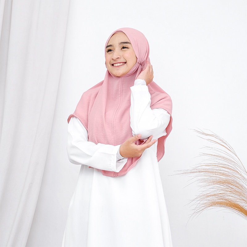 Bergo Maryam Tali Crinkle Airflow Pinguin