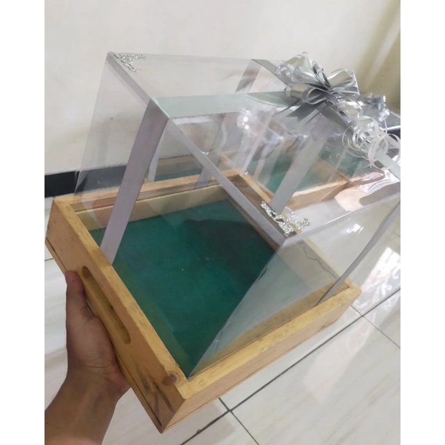 kotak hantaran tutup mika 1 paket