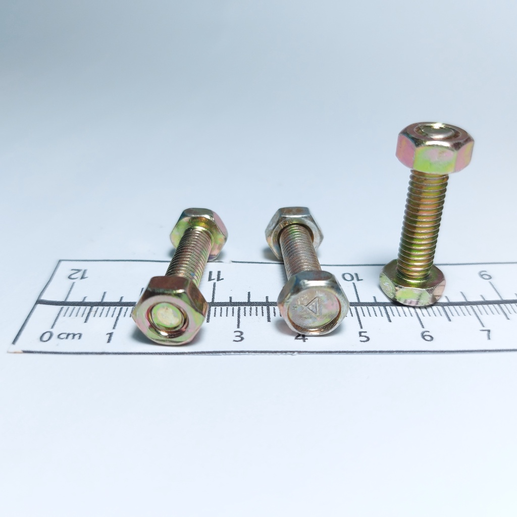 Mur Baut Hex M6x25 - Set Mur plus Baut 6x25