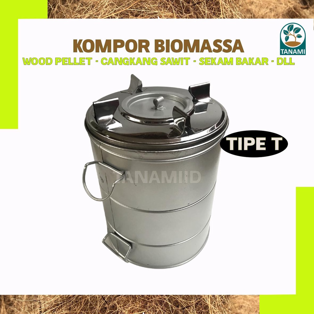 Kompor Biomassa / Kompor Arang Portabel Tipe T TANAMIID