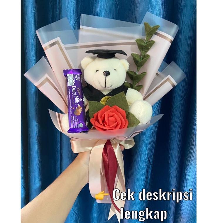 

Terkini Buket boneka wisuda // buket cokelat // silverqueen // dairy milk // buket bunga 97Y