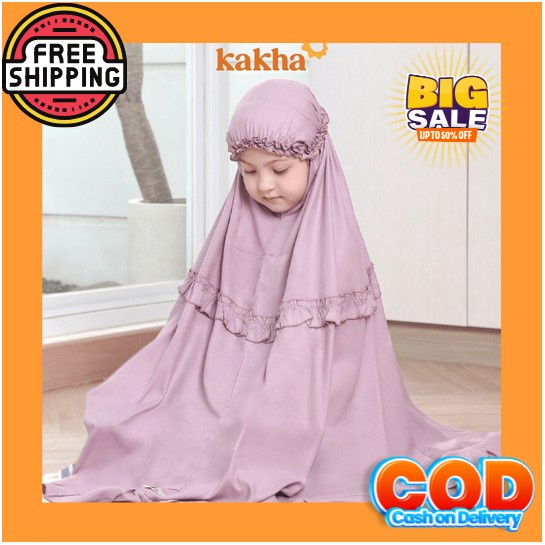 Mukena Anak Tanggung Rukoh Polos Rayon Adem Mekena Karakter Kekinian Balita Mukena Anak Amarleena Co