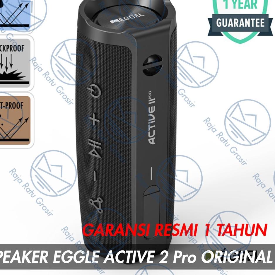 Termurah SPEAKER EGGEL ACTIVE 2 PLUS PRO SPEAKER PORTABLE WIRELESS BLUETOOTH WATERPROOF OUTDOOR ANTI