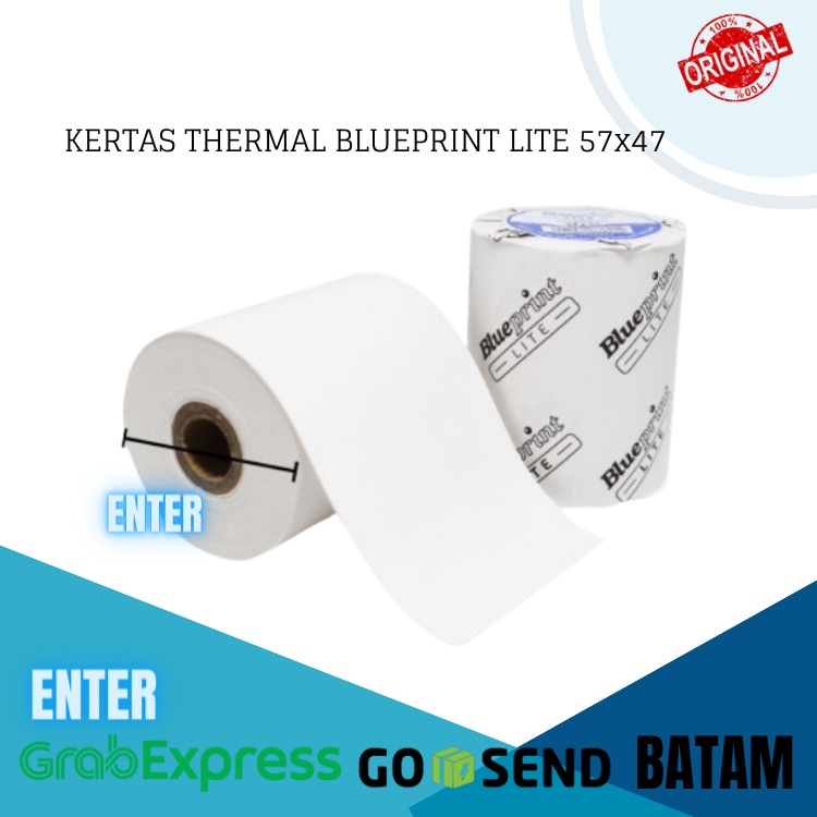 Jual Kertas Thermal Blueprint Lite X Mm X Os Shopee Indonesia