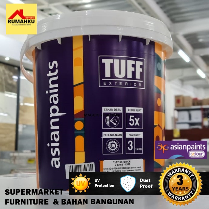 CAT TEMBOK EKSTERIOR - CAT TEMBOK TUFF EKSTERIOR 4KG - ASIAN PAINT