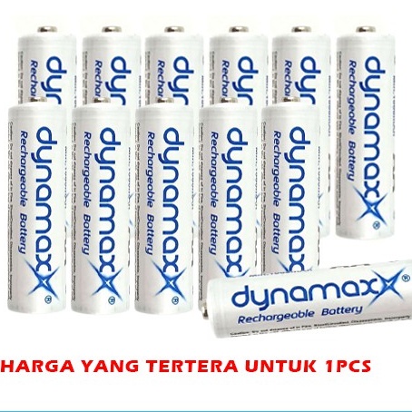 Baterai Dynamax AA A2 Rechargeable 1.5V Bisa Charge Ulang Batu Battery Cas Ni-Cd Batere batre Ni-MH