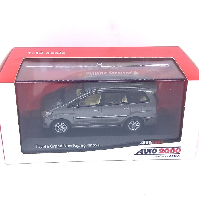 diecast miniatur mobil toyota innova grey
