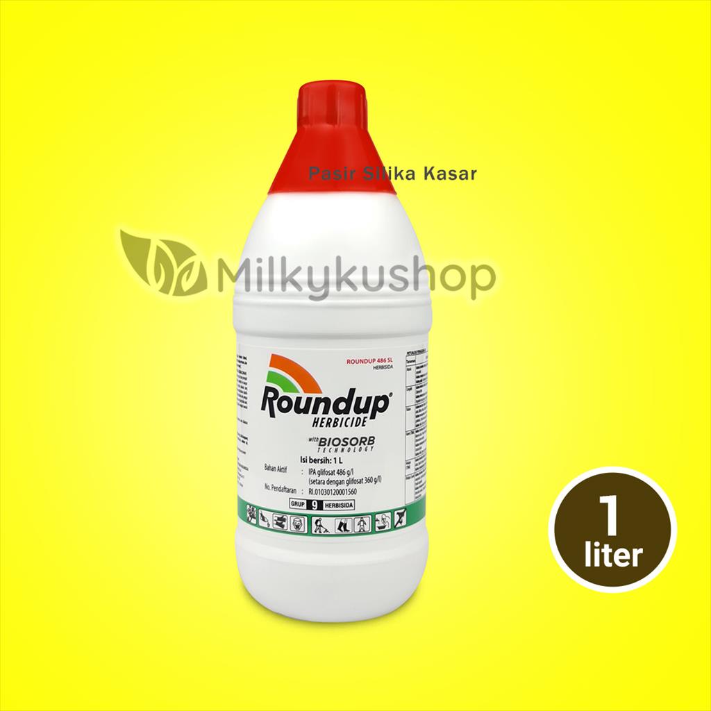 ROUNDUP 486SL HERBISIDA OBAT PEMBASMI RUMPUT LIAR &amp; GULMA 1 LITER