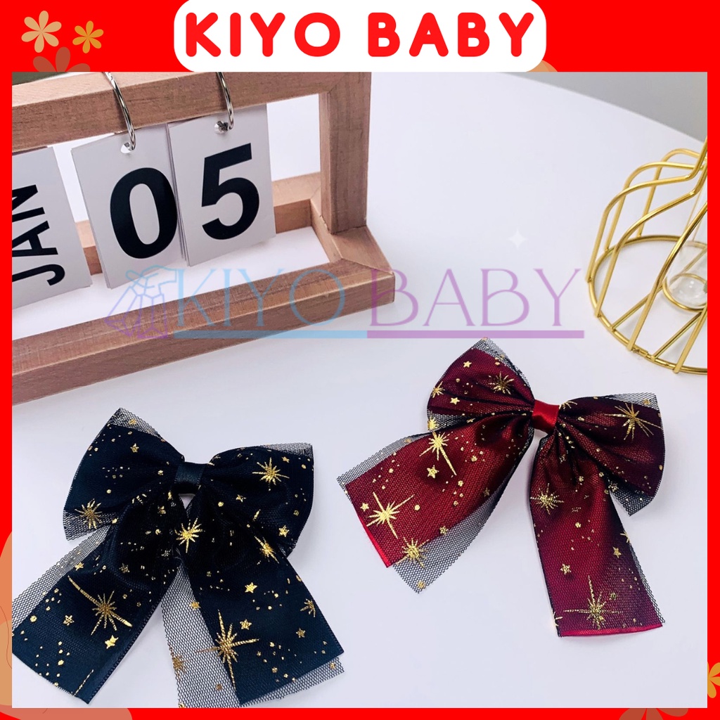 P-024 | JEPIT RAMBUT PITA ANAK KILAU BINTANG/JEPITAN RAMBUT ANAK NATAL/JEPITAN RAMBUT ANAK PESTA