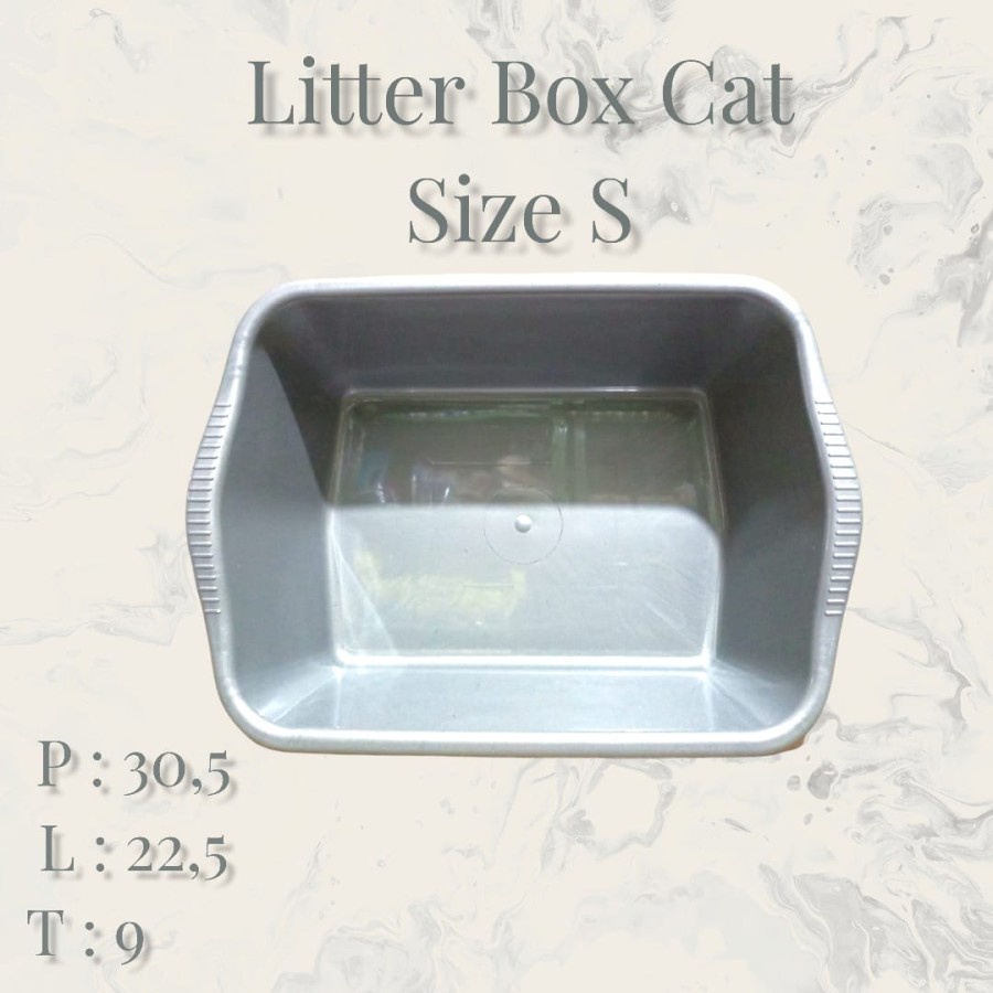 CAT LITTER BOX / BAK PASIR KUCING SIZE S M L XL TEBAL MURAH