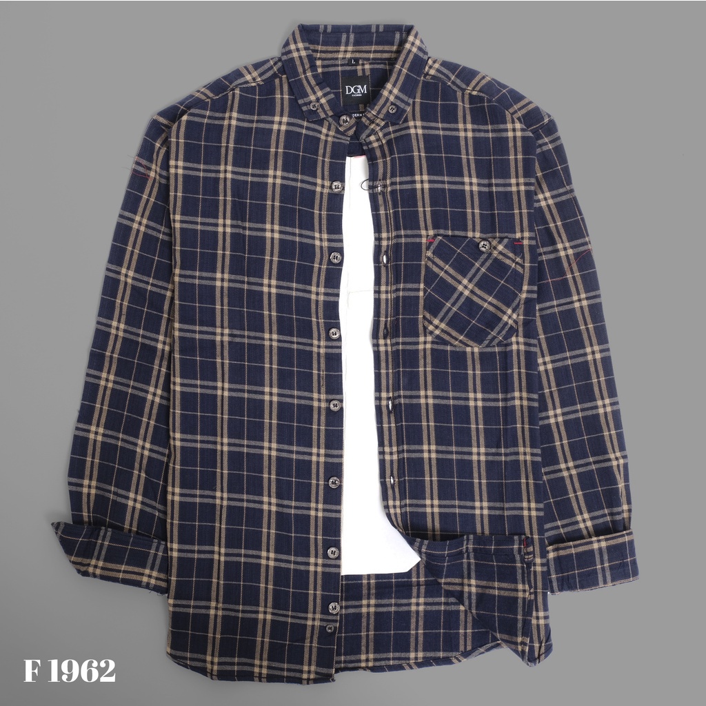 Kemeja Flanel Lengan Panjang Pria Import Distro Hem Baju Atasan Wanita Dgm Fashion Kemeja Pria Flane