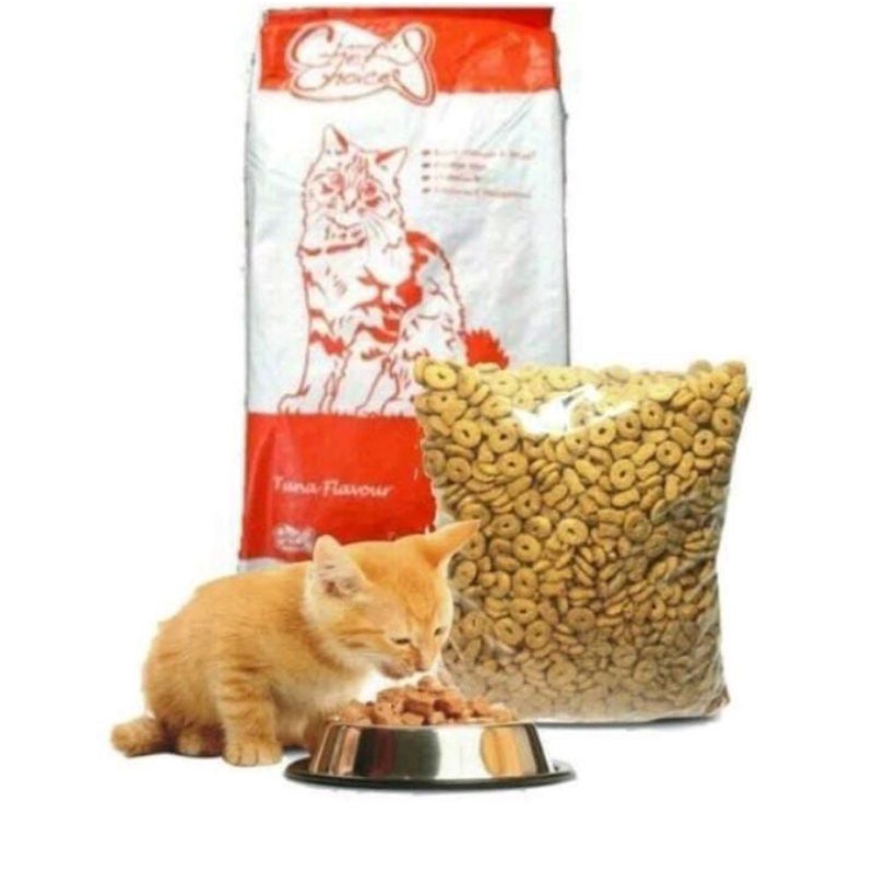 Chef choize tuna 20kg ( Go-jek only) makanan kucing tuna dryfood