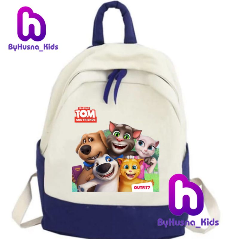 TAS RANSEL ANAK TALKING TOM HEROES TALKING TOM AND FRIENDS CUSTOM
