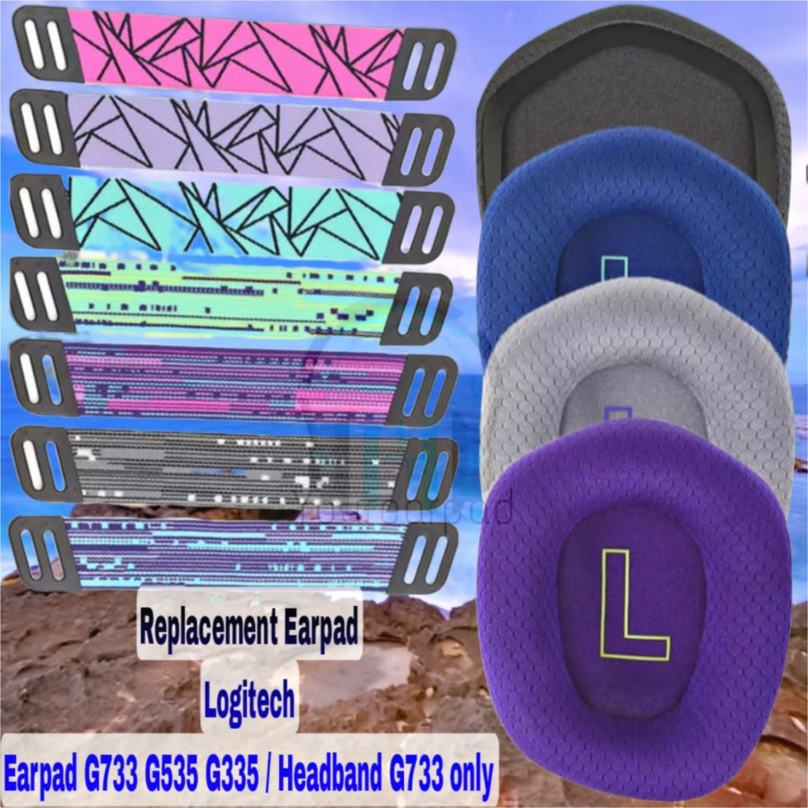 Earpad Ear Pad Cushion Logitech G733 G 733 Headband G733 Lightspeed