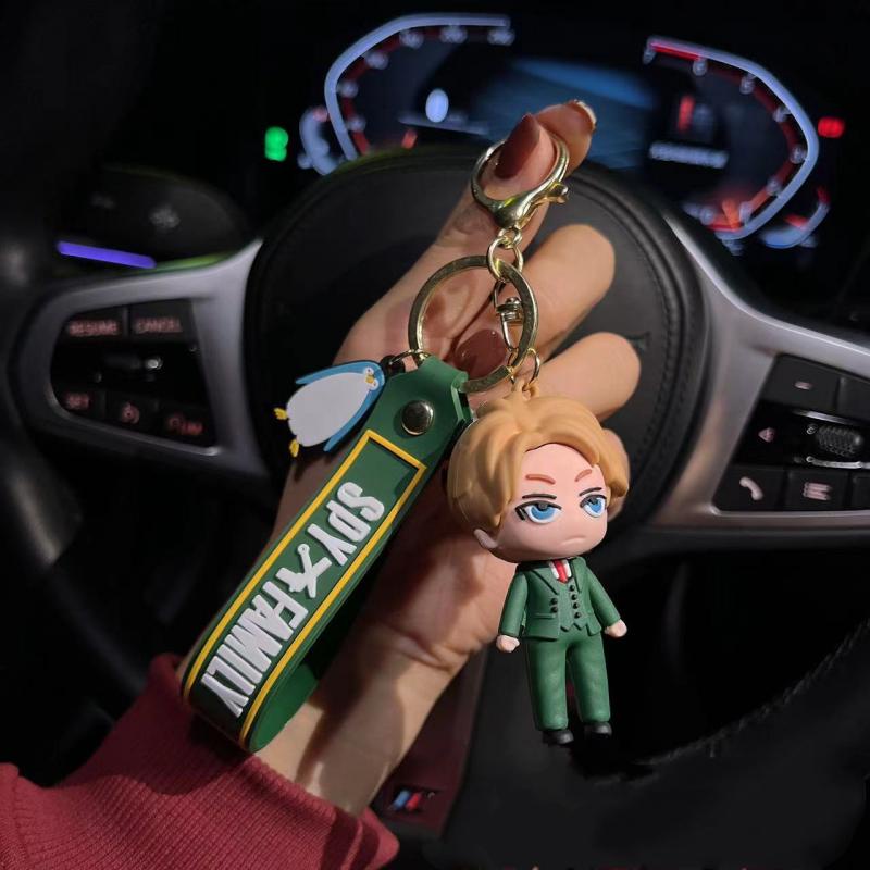 Anime SPYxFAMILY Loid Forger Anya Forger Yor Forger Pendant Keychain Holder Gantungan Kunci Mobil Keyring Handphone Tas Gantung Perhiasan Anak Hadiah Dalam Stok New Arrival LY