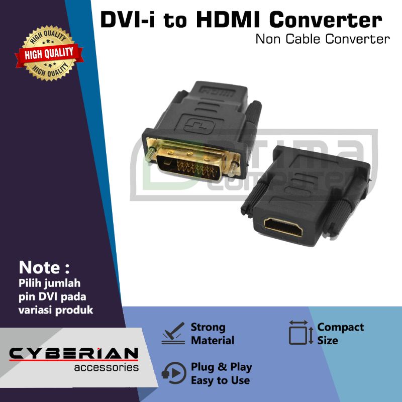 DVI-I to HDMI Converter