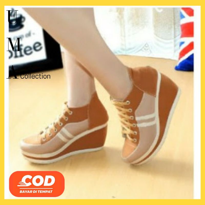 SEPATU WEDGES WANITA LUCU CANTIK 06