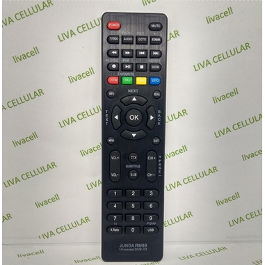 Remote Universal Remote Set Top Box DVB-T2 STB JUNDA RM-88 New Bisa pairing