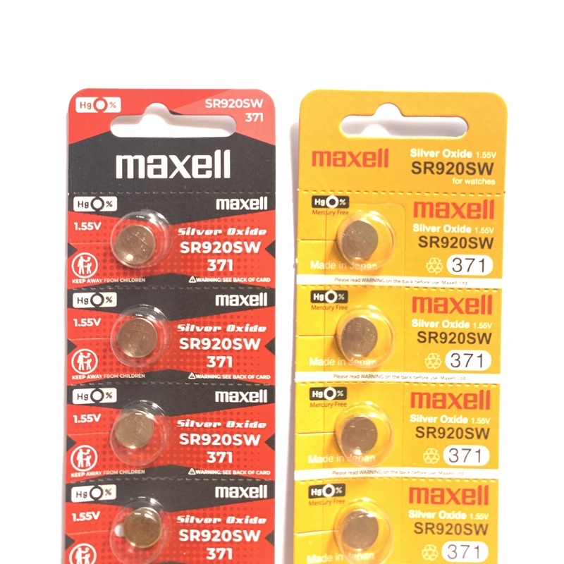 BATERAI MAXELL 371 SR920SW ORIGINAL BATRAI SR920W SR921W SR921SW BATRAI KANCING 371 SR 920 SW