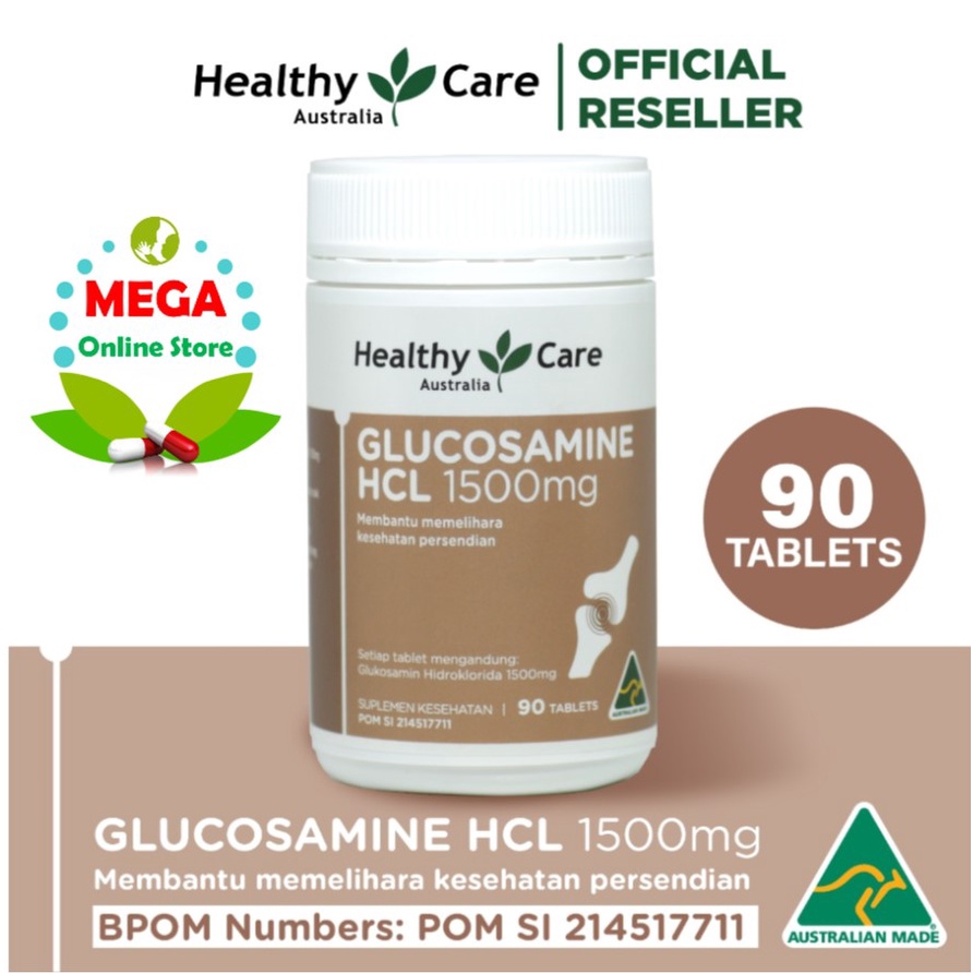 Jual BPOM HEALTHY CARE GLUCOSAMINE HCL 1500 MG 90 TABLET Shopee Indonesia