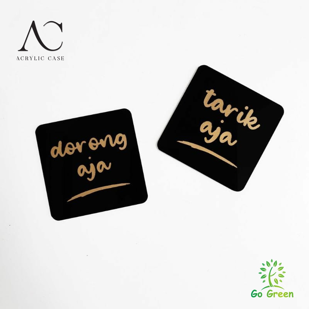

Acrylic Sign / Papan Penunjuk Arah Akrilik