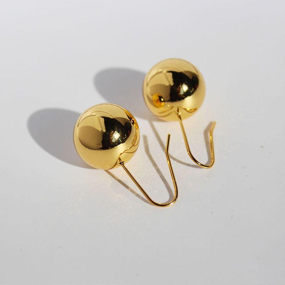 Mxbeauty Wanita Anting Pesona Manis Indah Bola Liontin Fashion Perhiasan Niche Desain Gadis Hadiah Drop Anting-Anting Gaya Korea Menjuntai Anting-Anting