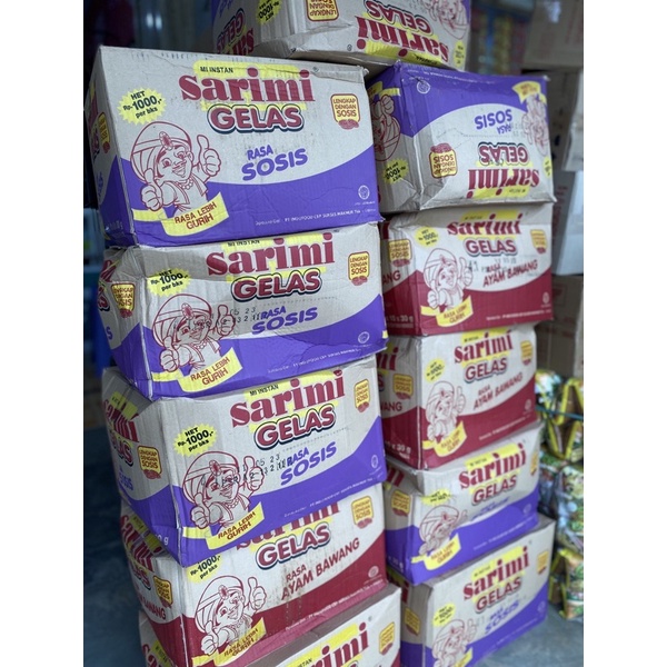 Jual Sarimi Gelas Renteng Isi 10 Mie Instant Shopee Indonesia