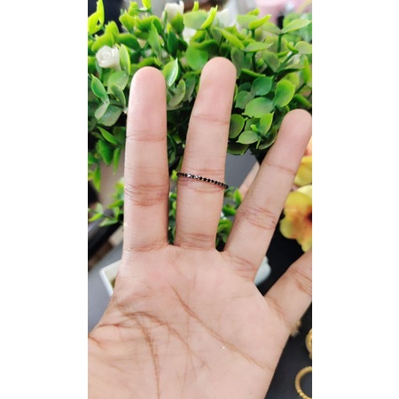 Cincin Mata Hitam Emas 8k