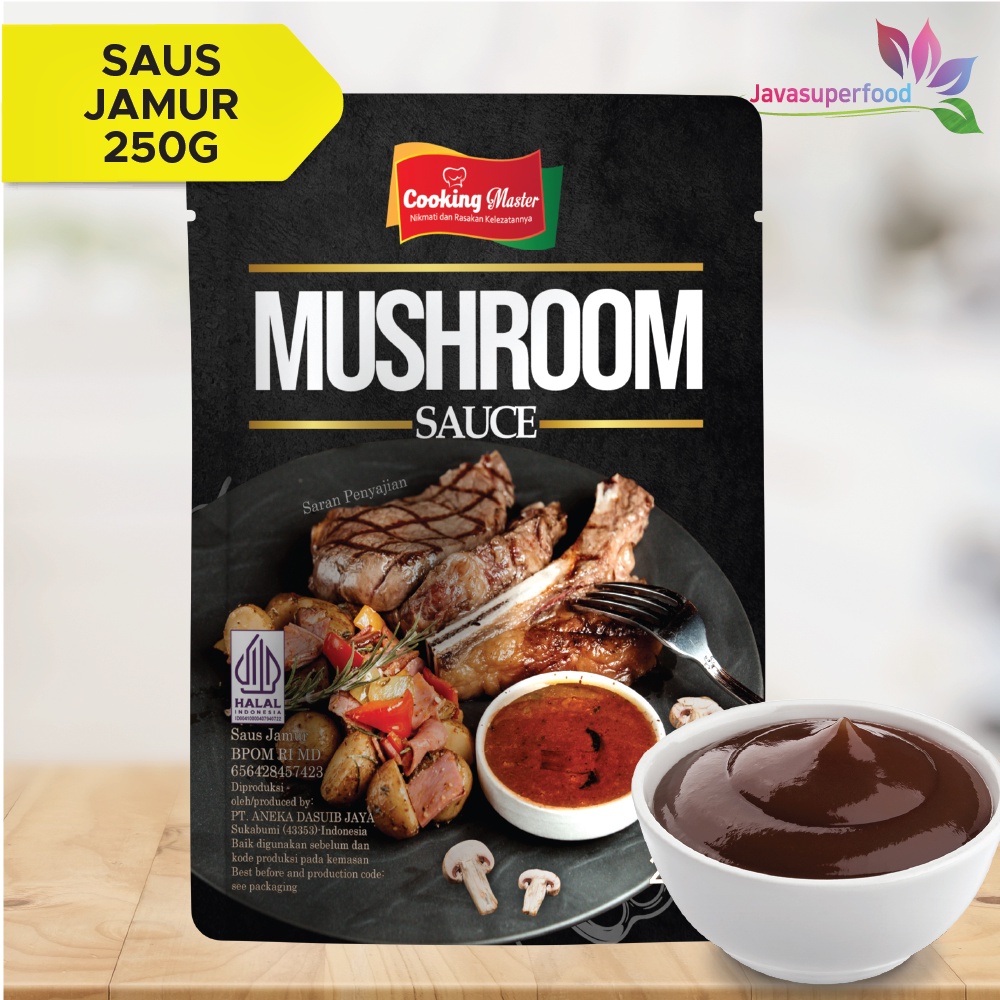 

Cooking Master - Saus Jamur / Mushroom Sauce Saus Jamur Mushroom Sauce 250g