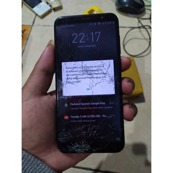 MEIZU M6T MINUS TS PECAH LCD BAGUS