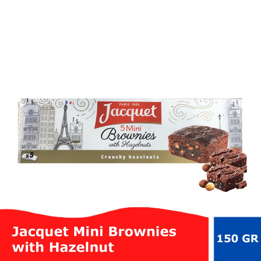 

Jacquet Mini Brownies Hazelnut 150gr