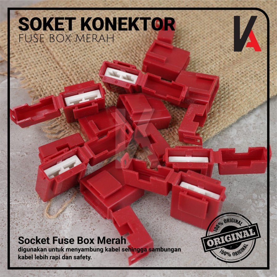 Rumah Sikring Keramik / Socket Sekring Fuse Ceramic / Soket Sikring (Kosongan)