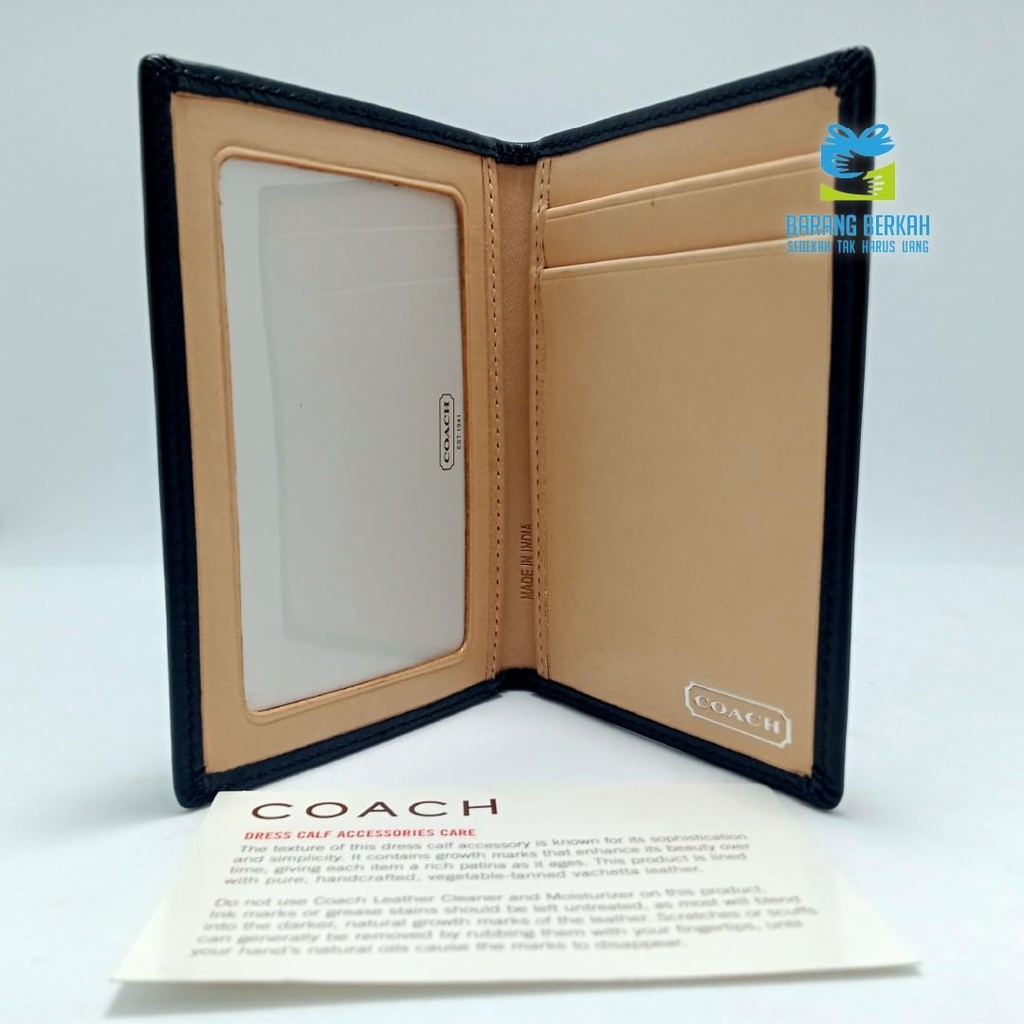 Card Holder Coach Original | Dompet Kartu Berkualitas