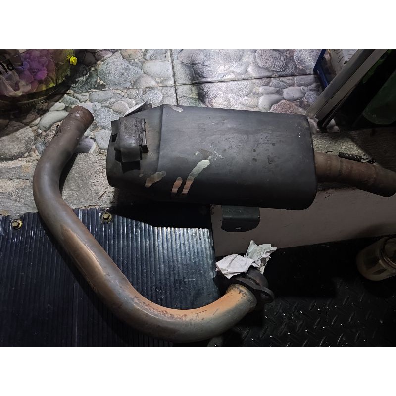 knalpot underbelly kawasaki pulsar 200ns slip on fullset