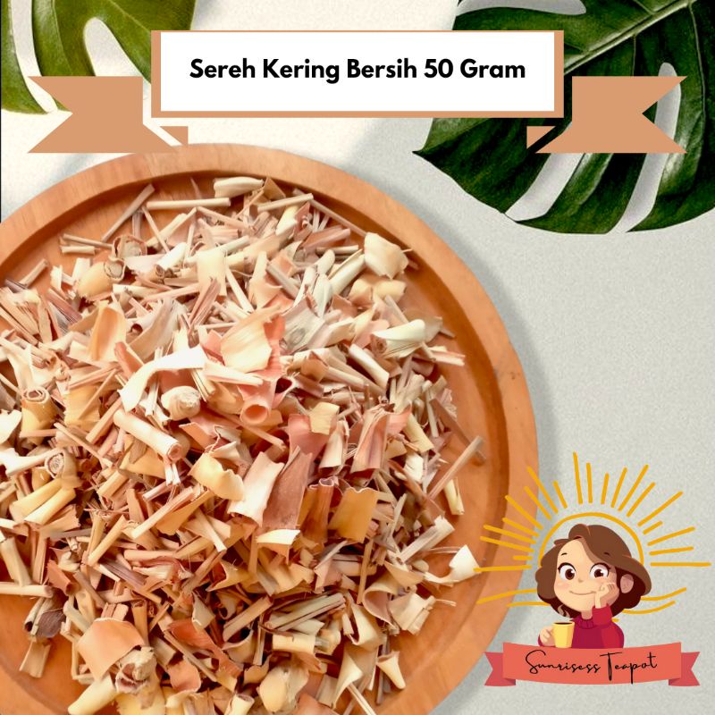 

Sereh Kering Premium Grade A 100 Gram - Rempah Herbal Alami