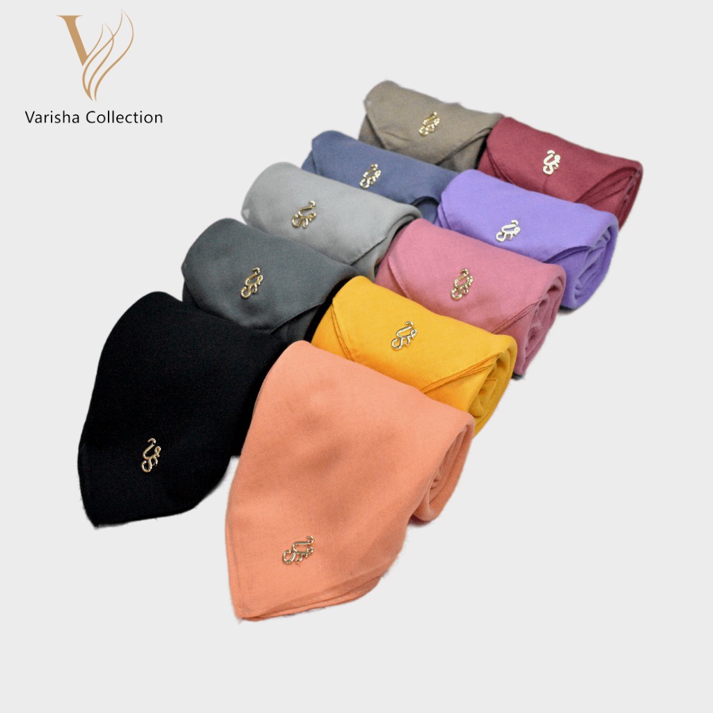 Hijab Segi Empat Paris Olive Original / Hijab Segi Empat Premium Polos / Segi Empat Paris Olive Logo