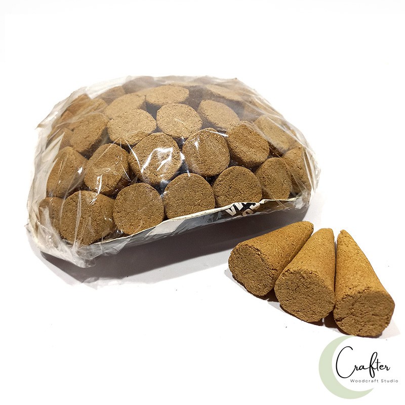 Dupa Kayu Cendana Kupang Asli NTT Model Kerucut Isi 50 Pcs Harum Natural ALAMI