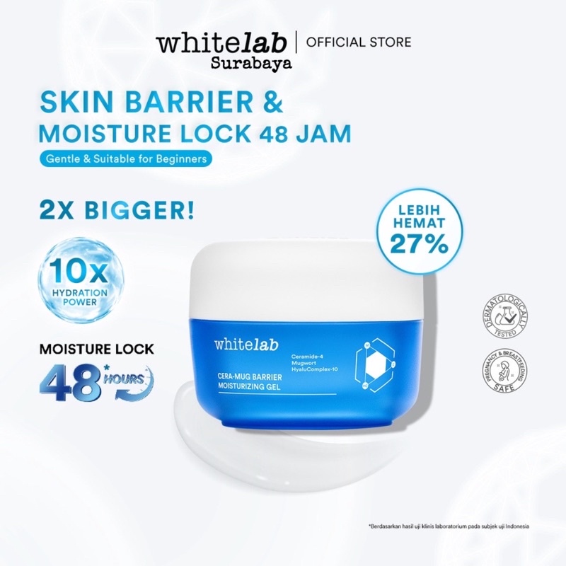 Whitelab Cera-Mug Barrier Moisturizing Gel 2X Bigger - 40gr