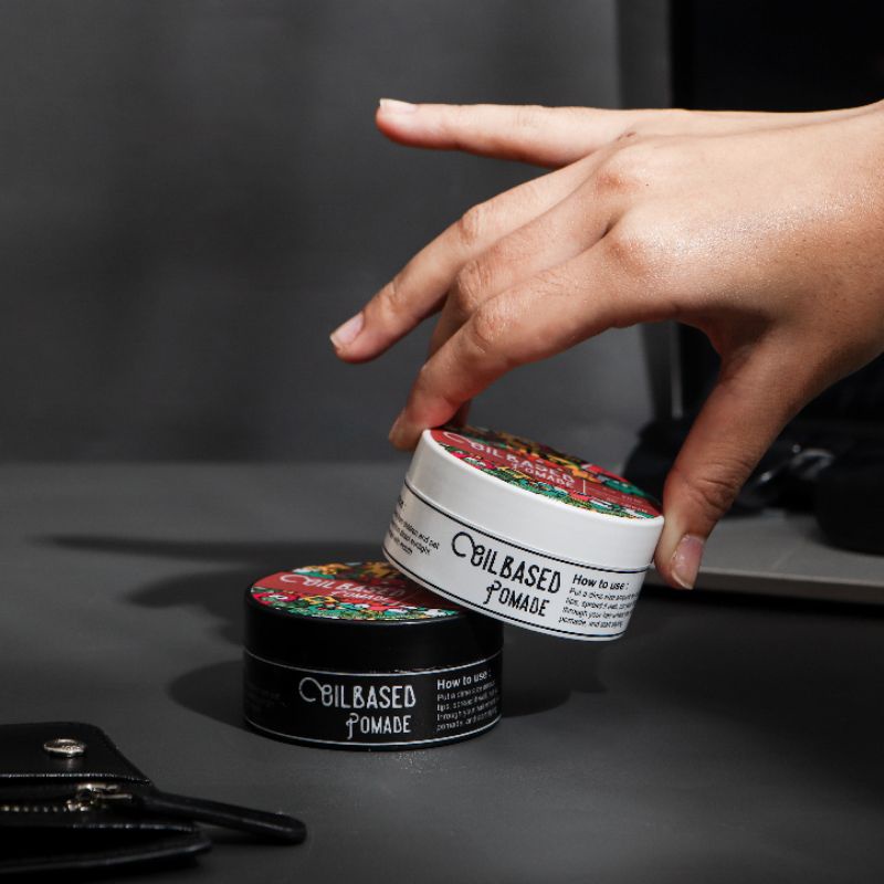 Pomade Rambut Nutrisi Rambut Oilbased Bibz STRONG HOLD 60 gram