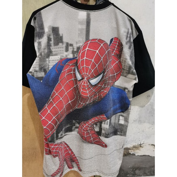 Movie Tee/ kaos film Vintage Spiderman Official CR 2004