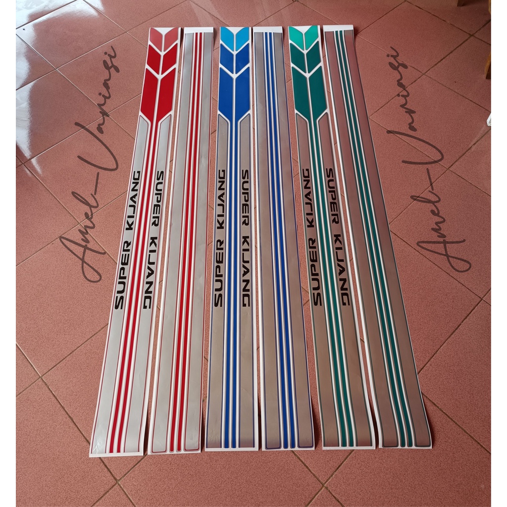 Stiker kijang super stiker lis body mobil kijang super long