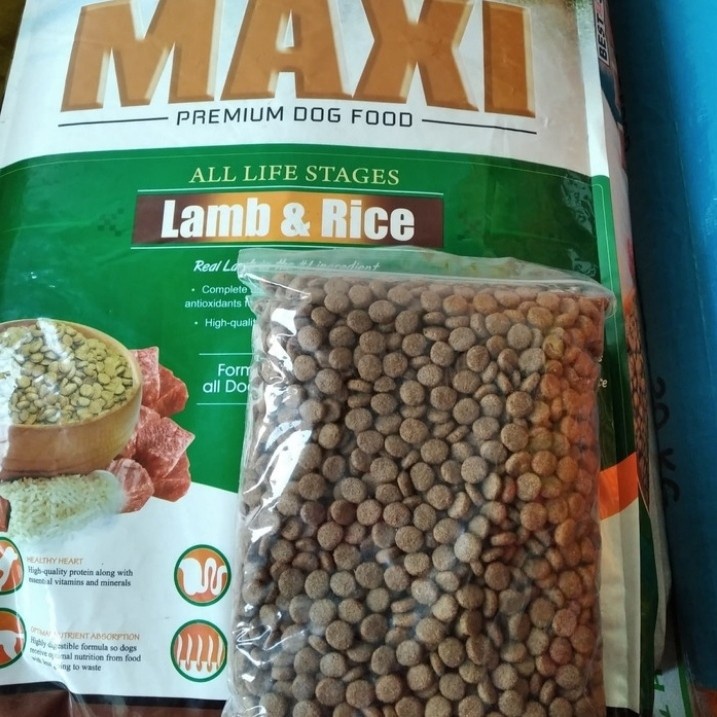 maxi dog repack 1kg makanna anjing dewasa