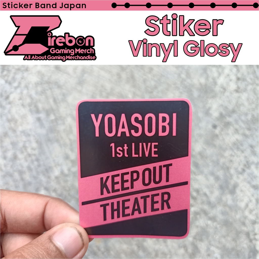 

Stiker YOASOBI 1st LIVE KEEP OUT THEATER