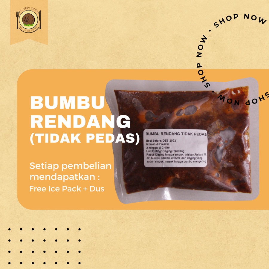 

Bumbu Rendang Ready to Cook Siap Masak Praktis