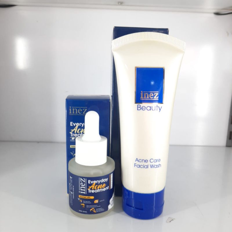 INEZ PAKET SKINCARE ACNE SERIS HEMAT 3 / INEZ ORIGINAL 100%