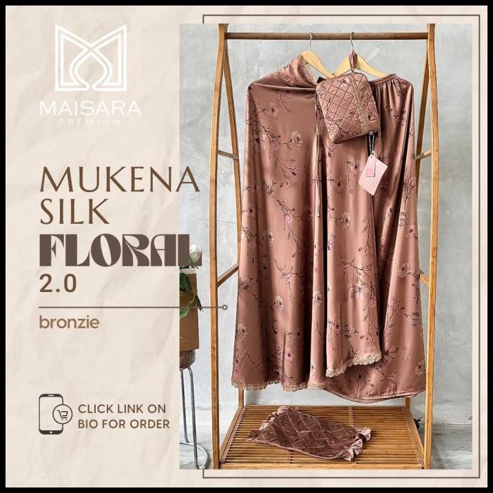 Promo Mukena Silk Floral Maisara Premium Mukena Kualitas Premium / Prayerset